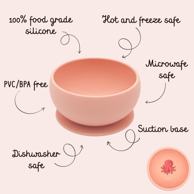 Silicon Suction Bowl - Slurpy the Octopus