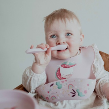 Bol avec ventouse en silicone - Sparkly la licorne