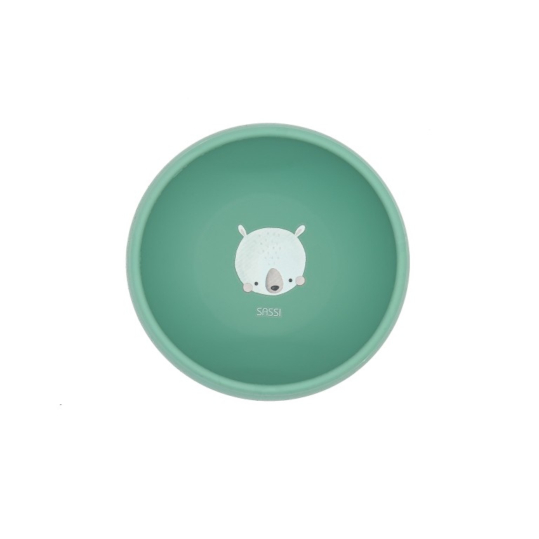 Bol avec ventouse en silicone - Munchy l’ours