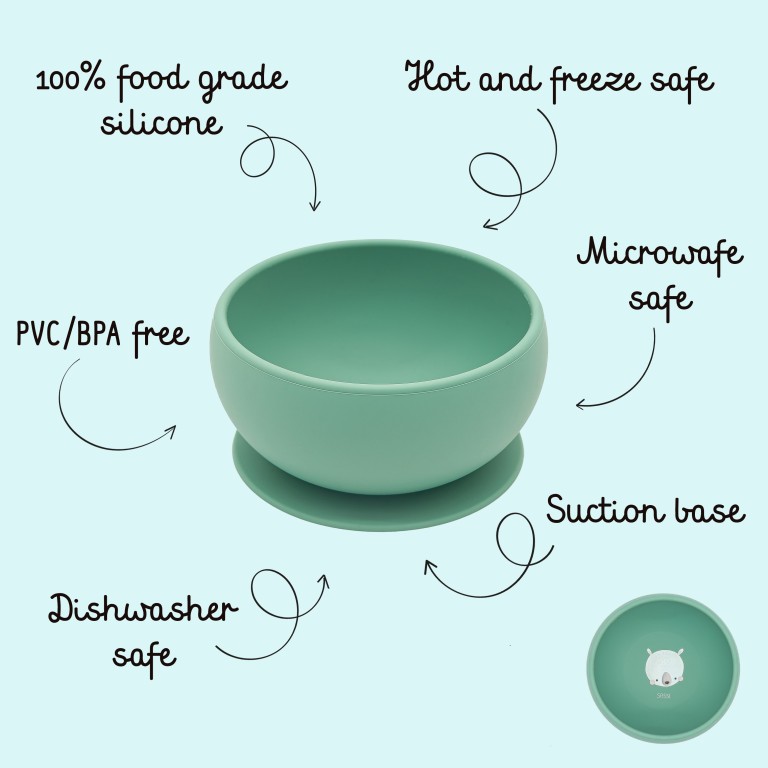 Silicon Suction Bowl - Munchy the Bear