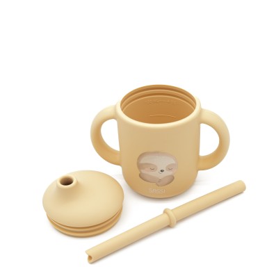 Silicone Straw Cup - Gnawy the Sloth