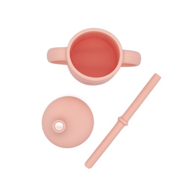 Bicchiere con cannuccia in silicone - Polpo Slurpy