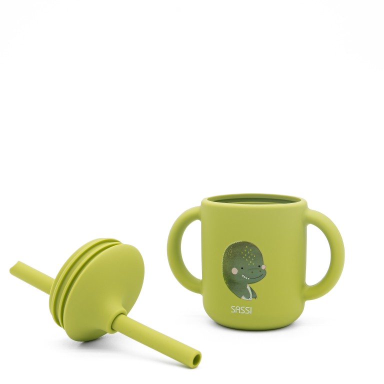 Silicone Straw Cup - Cracky the Dinosaur