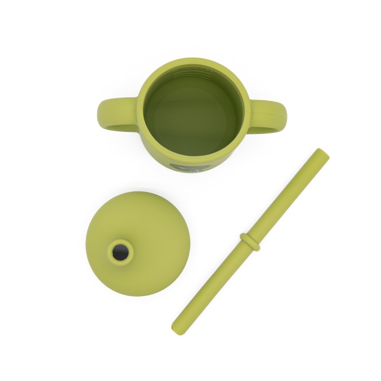 Silicone Straw Cup - Cracky the Dinosaur