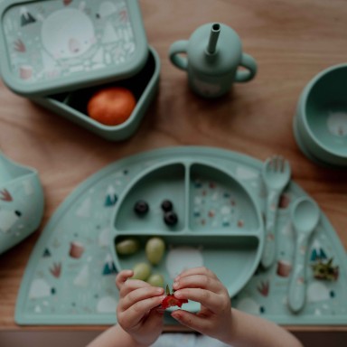 Tasse d'apprentissage en silicone - Munchy l’ours