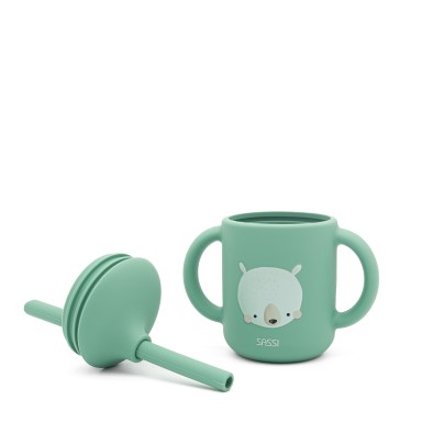 Tasse d'apprentissage en silicone - Munchy l’ours