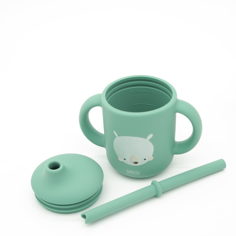 Tasse d'apprentissage en silicone - Munchy l’ours