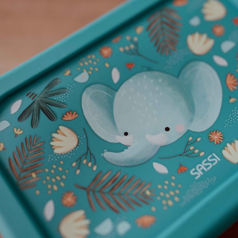 Boîte à goûter en silicone - Chewy l’éléphant