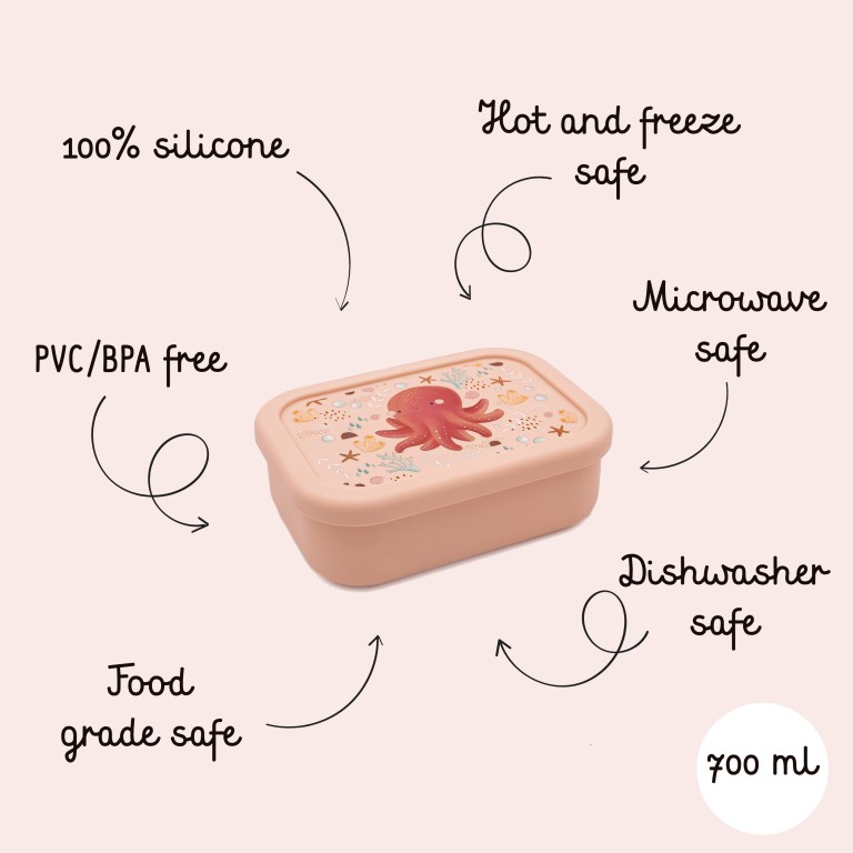 Silicone Lunch Box - Slurpy the Octopus