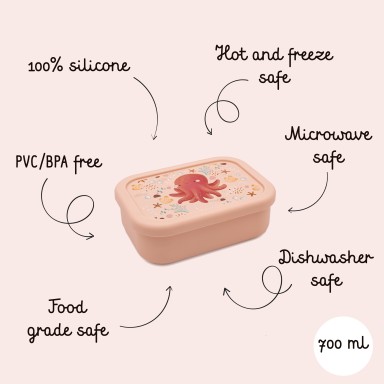 Silicone Lunch Box - Slurpy the Octopus