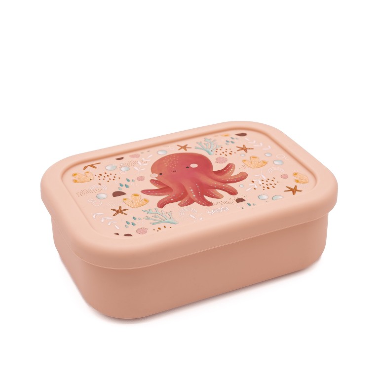 Porta merenda in silicone - Polpo Slurpy