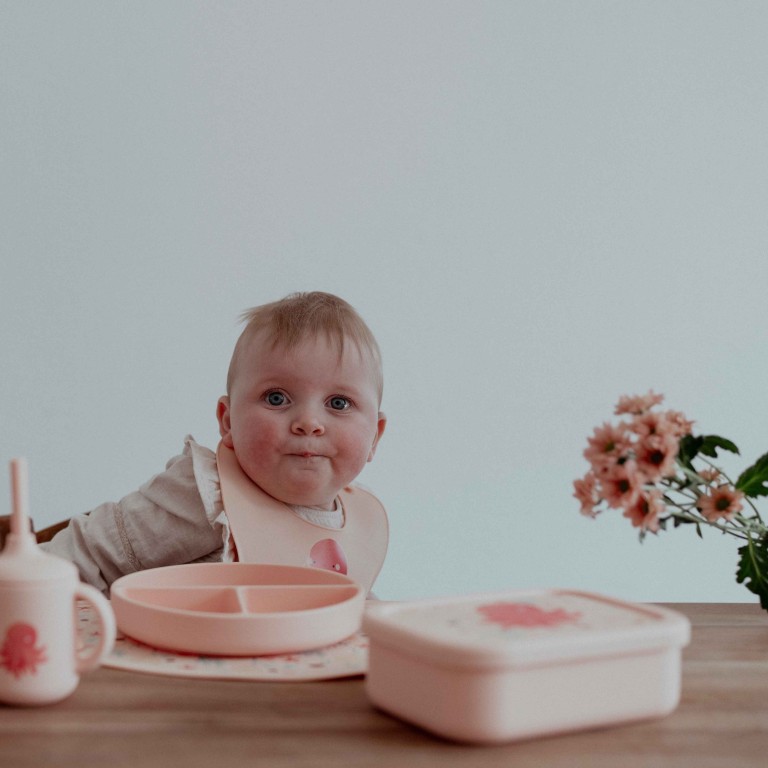 Boîte à goûter en silicone - Slurpy la pieuvre