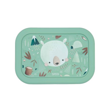 Porta merenda in silicone - Orso Munchy