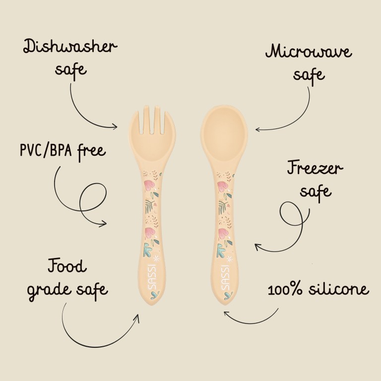 Silicone Cutlery - Gnawy the Sloth