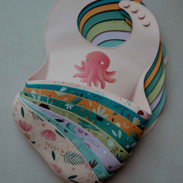 Silicone Bib - Chompy the Lion