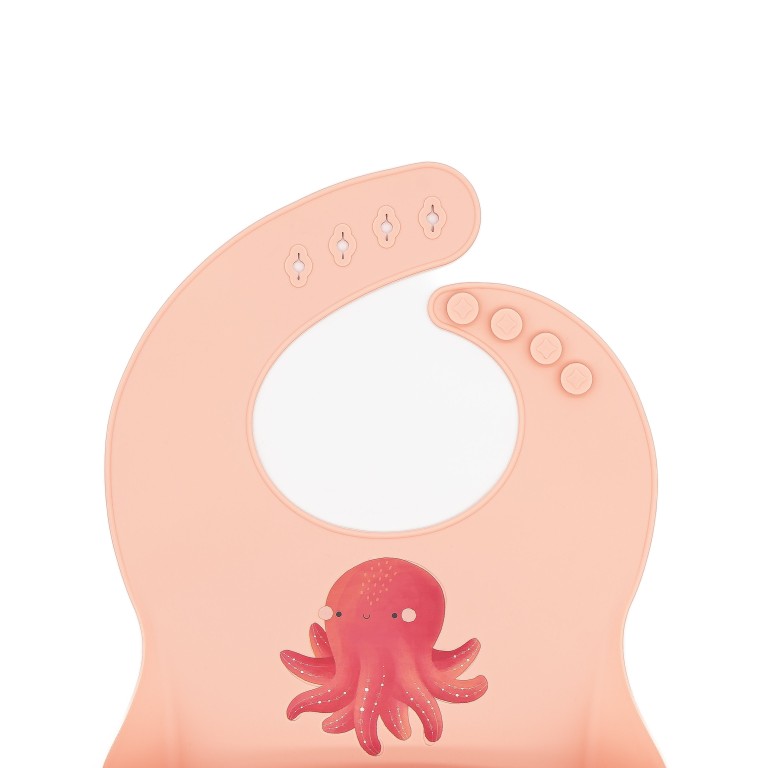 Silicone Bib - Slurpy the Octopus