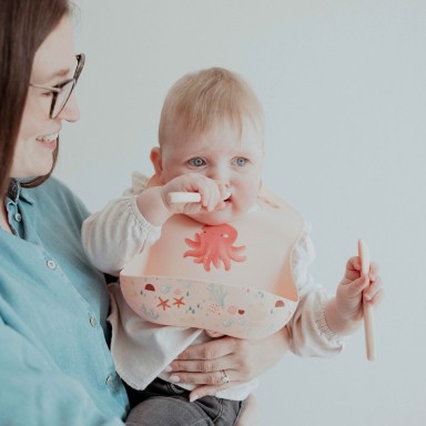 Silicone Bib - Slurpy the Octopus