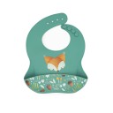 Silicone Bib - Crunchy the Fox