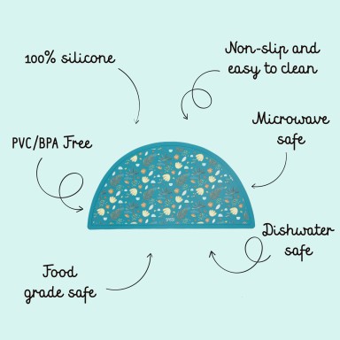 Silicone Placemat - Chewy the Elephant