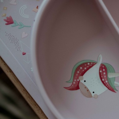 Dessous de plat en silicone - Sparkly la licorne