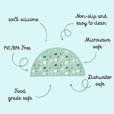 Silicone Placemat - Munchy the Bear