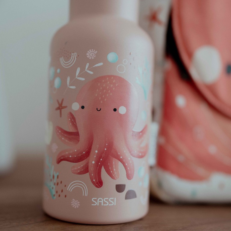 500 ml Stainless Steel Bottle - Slurpy the Octopus