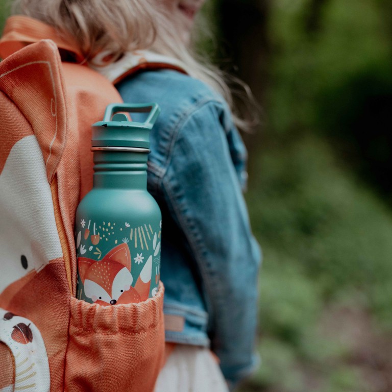 500 ml Stainless Steel Bottle - Crunchy the Fox