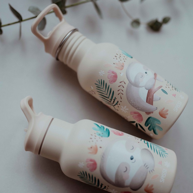 350 ml Vacuum Insulated Steel Bottle - Gnawy the Sloth