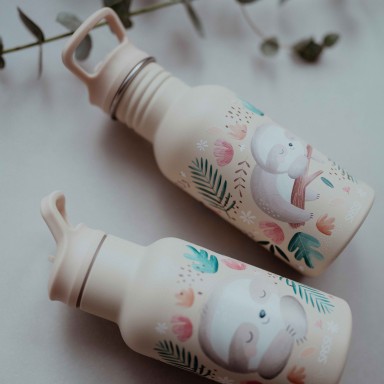 350 ml Vacuum Insulated Steel Bottle - Gnawy the Sloth