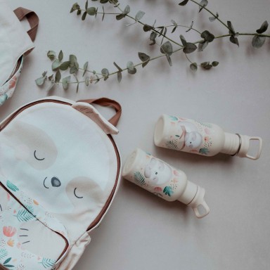 350 ml Vacuum Insulated Steel Bottle - Gnawy the Sloth