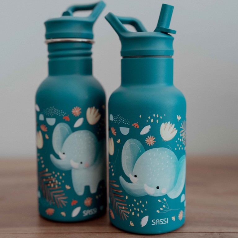 350 ml Vacuum Insulated Steel Bottle - Chewy the Elephant