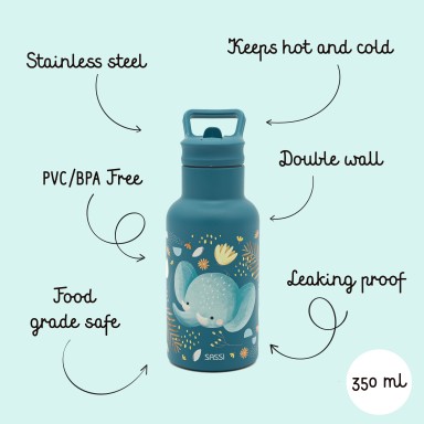 Gourde isotherme en inox 350 ml - Chewy l’éléphant