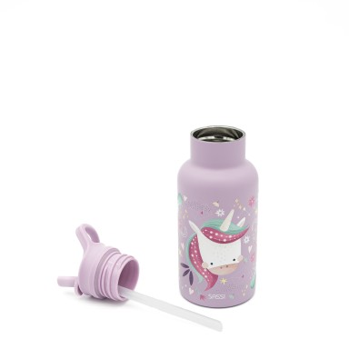 Gourde isotherme en inox 350 ml - Sparkly la licorne