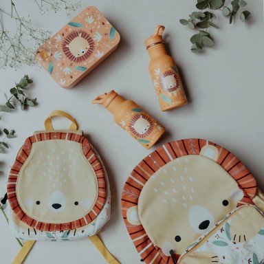 350 ml Vacuum Insulated Steel Bottle - Chompy the Lion