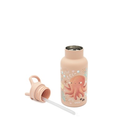 Gourde isotherme en inox 350 ml - Slurpy la pieuvre