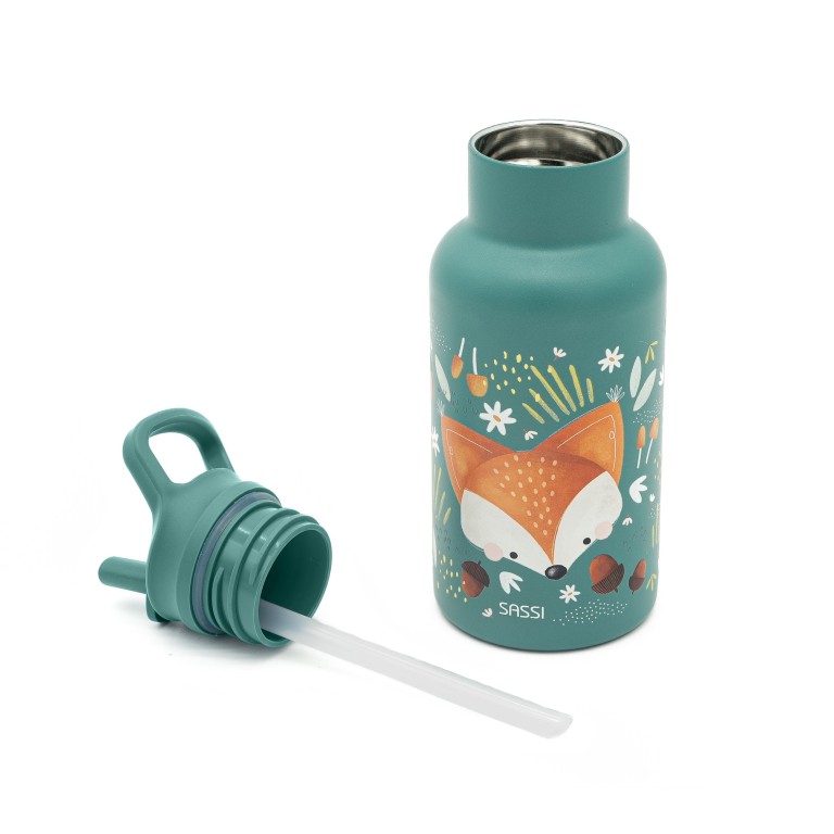 Gourde isotherme en inox 350 ml - Crunchy le renard