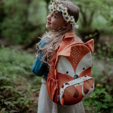 A4 size Junior Backpack - Crunchy the Fox