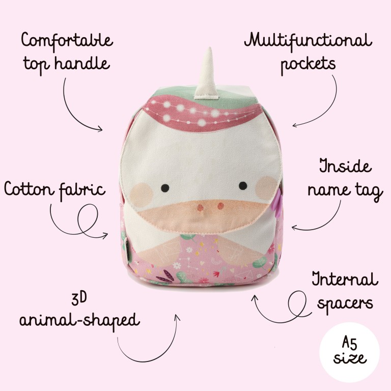 Mini sacs à dos A5 -  Sparkly la licorne
