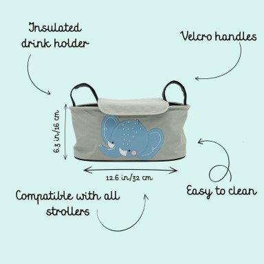 Stroller Organizer - Chewy the Elephant