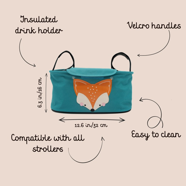 Stroller Organizer - Crunchy the Fox