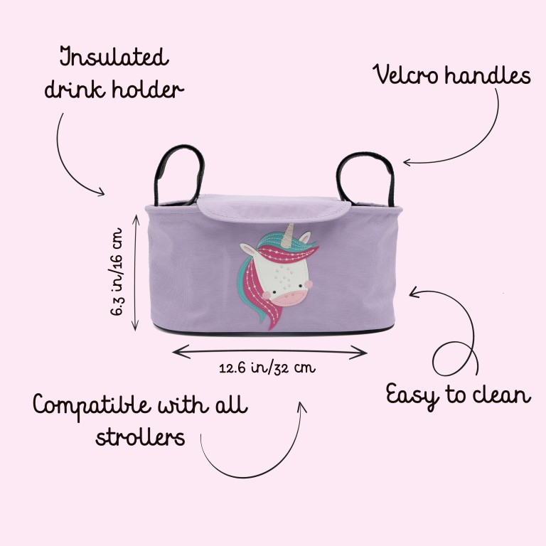 Stroller Organizer - Sparkly the Unicorn