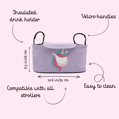 Organisateur de poussette - Sparkly la licorne