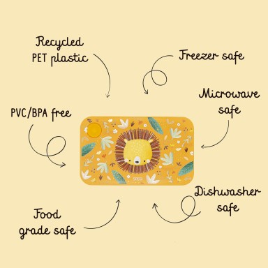 RPET lunch Box - Chompy the Lion