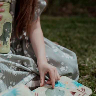 Lunch box in pet alimentare - Dinosauro Cracky