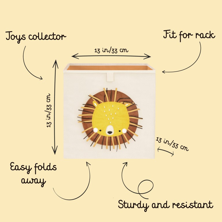 Scatola porta giochi - Leone Chompy