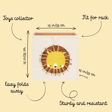 Scatola porta giochi - Leone Chompy