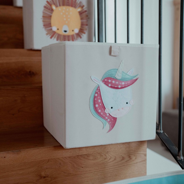 Storage Square Box - Sparkly the Unicorn