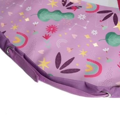 Sacco tappeto portagiochi - Unicorno Sparkly