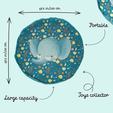 Playmat Bag - Chewy the Elephant