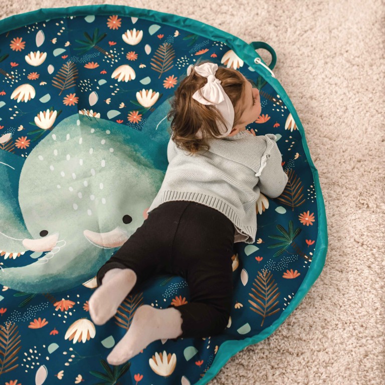 Sacco tappeto portagiochi - Elefante Chewy